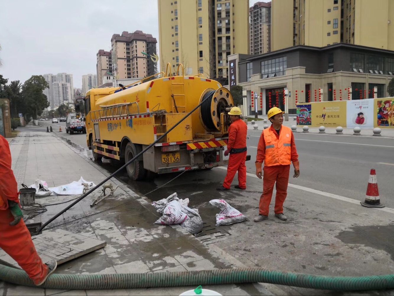 来安排污管道清淤-管道清洗